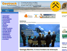 Tablet Screenshot of geotrack.com.br